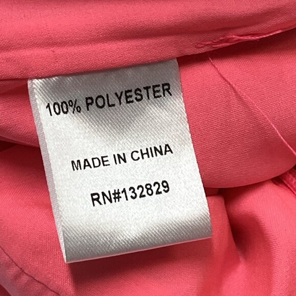 Revolve Superdown Addison Maxi Dress Womens M Hot Pink Chiffon Slip High Slit - Picture 11 of 12